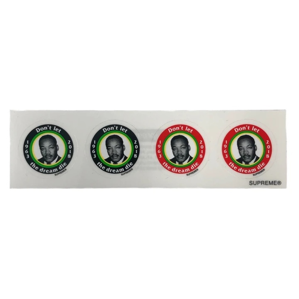 Supreme MLK Martin Luther King Stickers